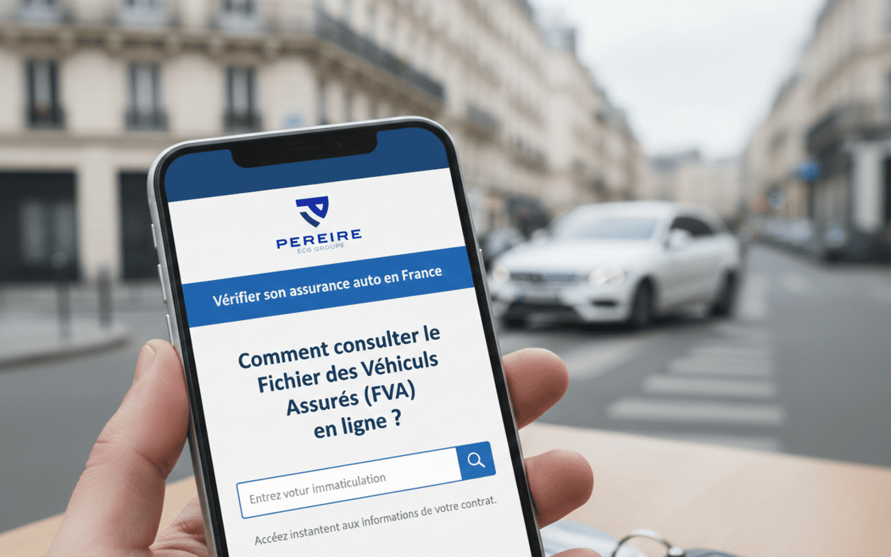 Vérifier son assurance auto en France comment consulter le Fichier des Véhicules Assurés FVA en ligne - pereire assurances - pereire.co