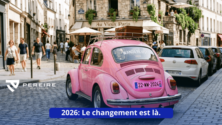 Plaques d’immatriculation roses - tout comprendre pour rouler en toute légalité en 2026 - Pereire Assurances - pereire.co