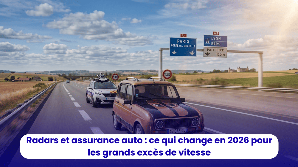 Radars et assurance auto - ce qui change en 2026 pour les grands excès de vitesse - Pereire Assurances - pereire.co